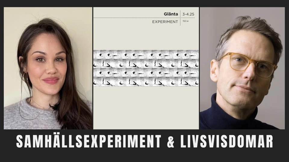 Samhällsexperiment & livsvisdomar