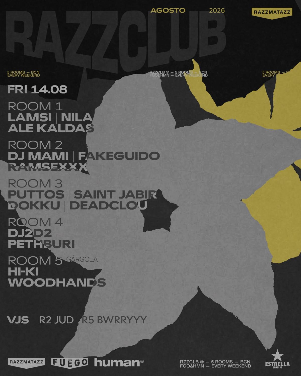 RAZZCLUBS: LAMSI + Nila Dj Mami + Fakeguido Puttos
