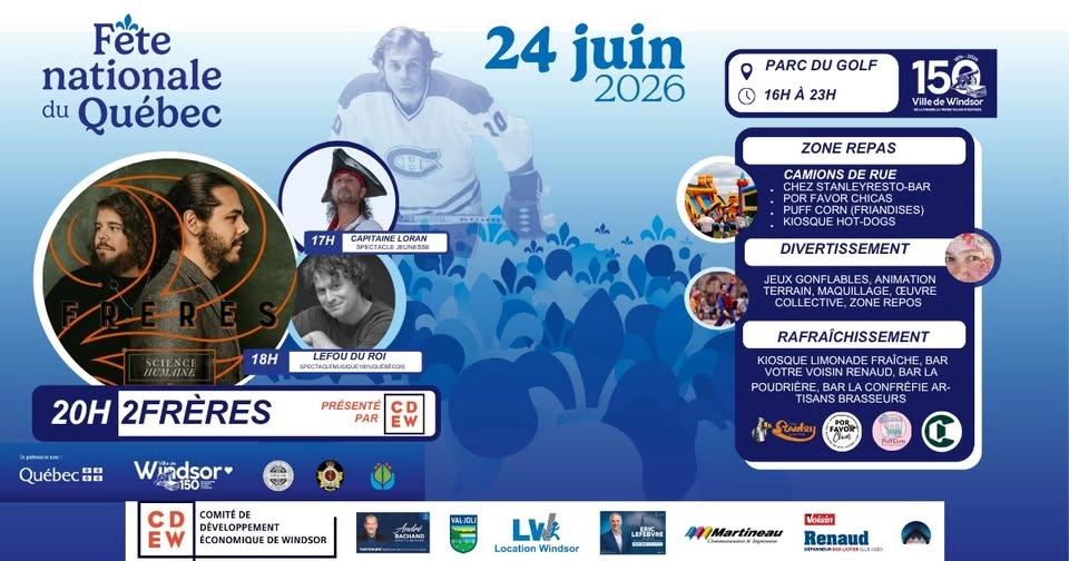 Fête nationale du Québec à Windsor