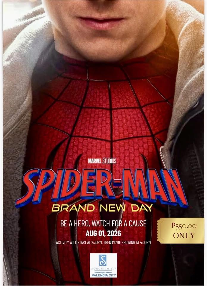 “Be a hero, watch for a cause”- Spiderman block screening