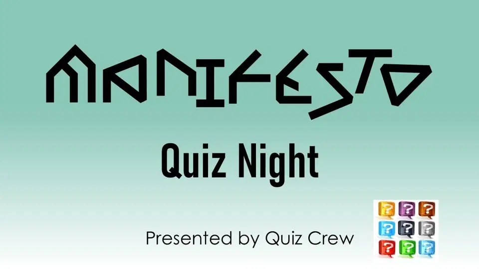 Manifesto Market Quiz Night