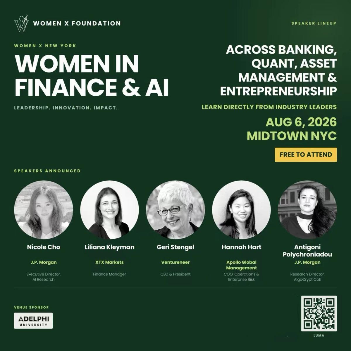 Women X NYC: AI in Finance & Fintech