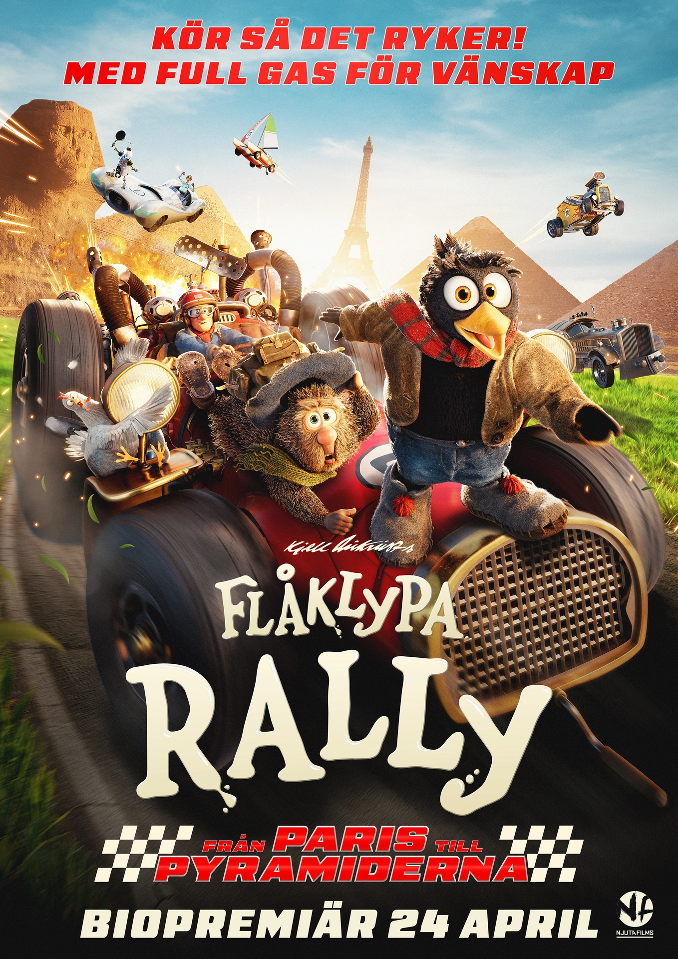 Flåklypa - Rally från Paris till pyramiderna