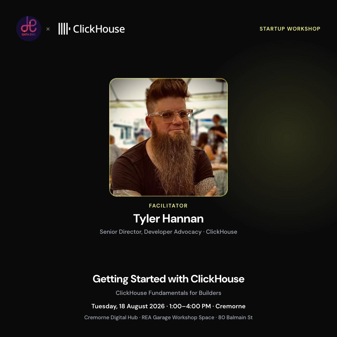 Getting Started with ClickHouse: A Startup Workshop