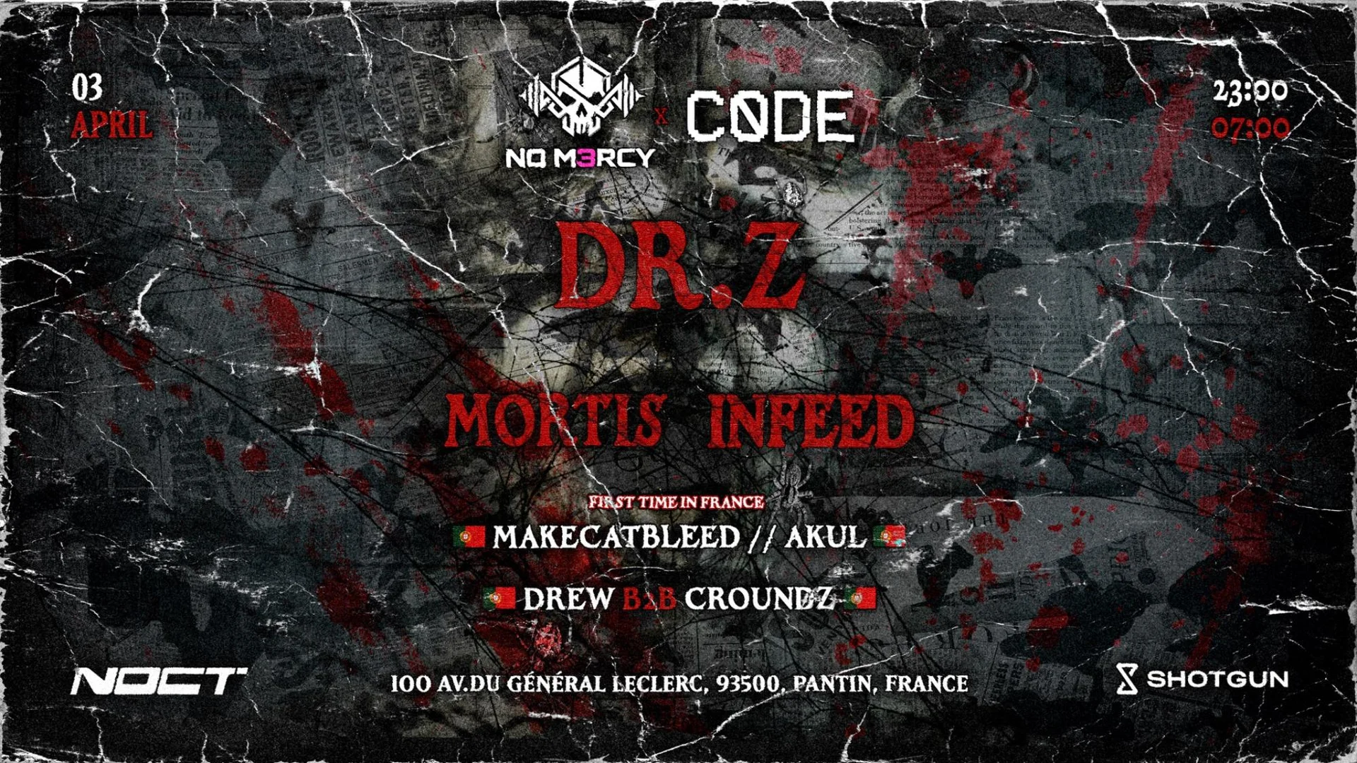 NOM3RCY x C0DE with DR.Z, MORTIS, INFEED