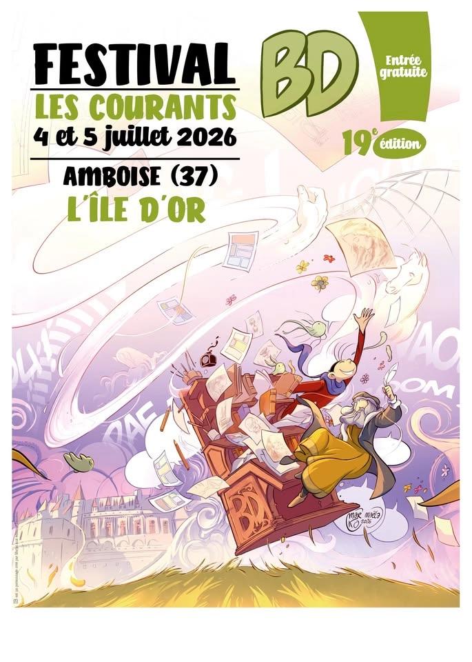 19è festival de BD Les Courants à Amboise !