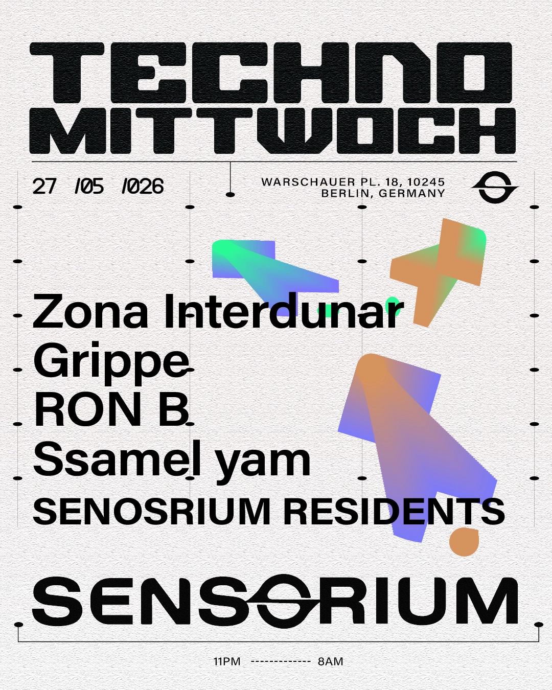 TECHNO MITTWOCH: TAKE YOUR TICKETS