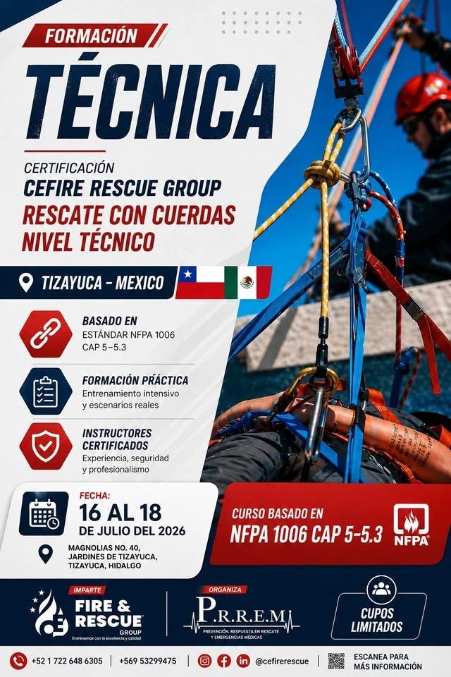 Rescate vertical nivel técnico