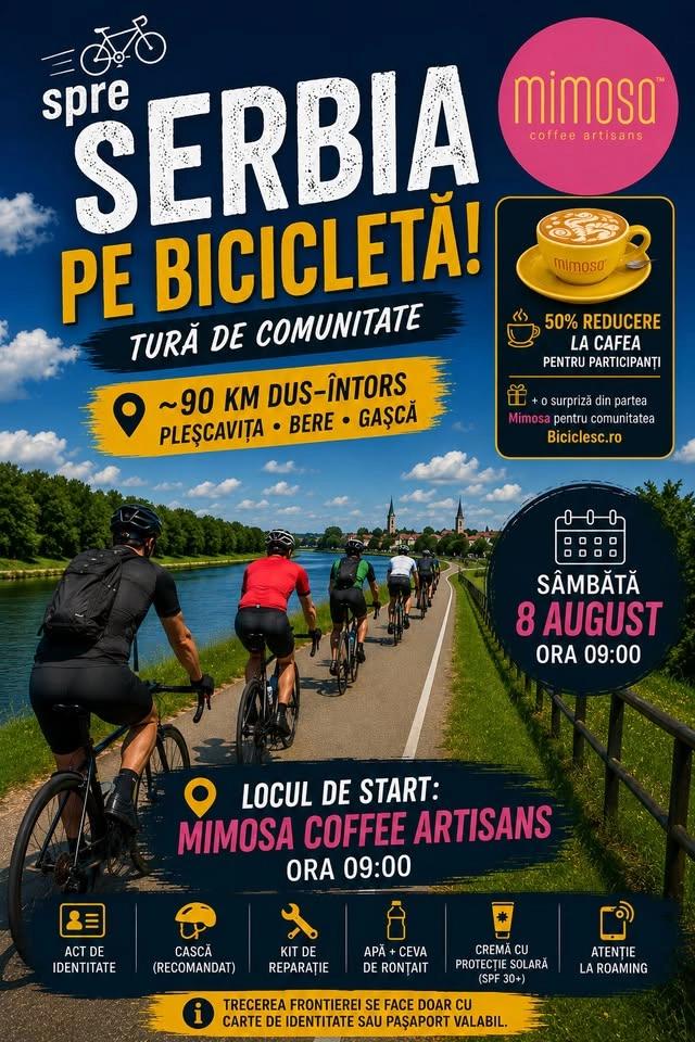 Spre Serbia pe bicicletă 🇷🇴🇷🇸