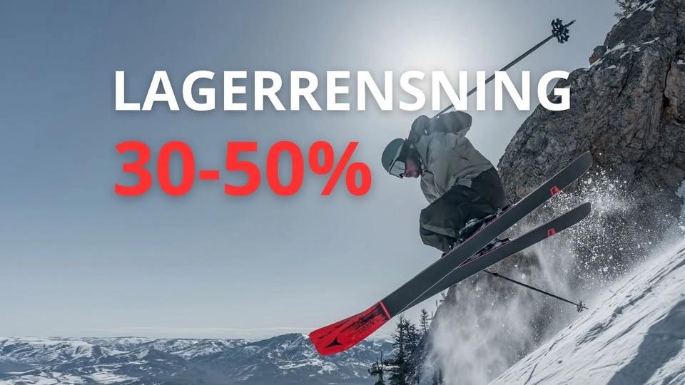 🎉 LAGERRENSNING I HELGEN 🎉