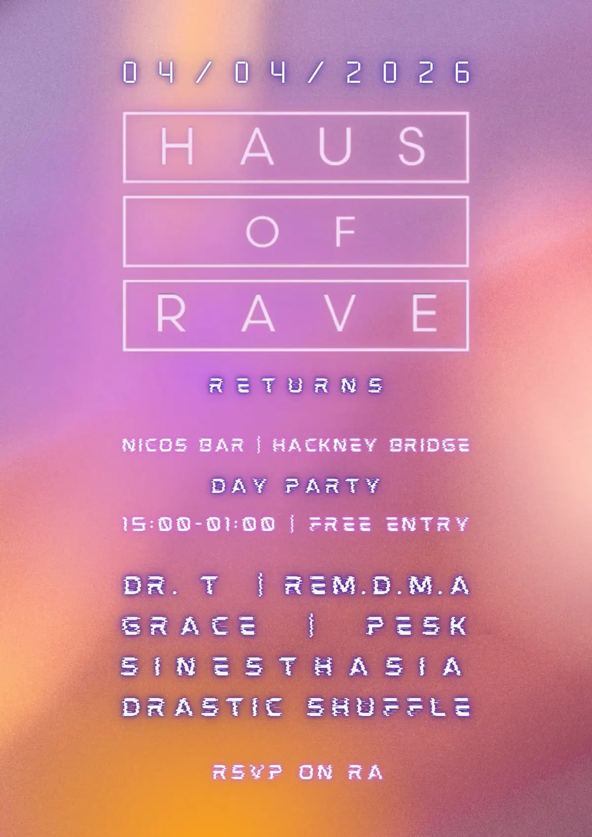 HAUS of RAVE at Nico's Bar