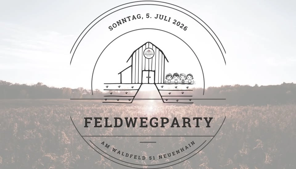 Feldwegparty an der Kelterhalle - Apfelschmiede Neuenhain