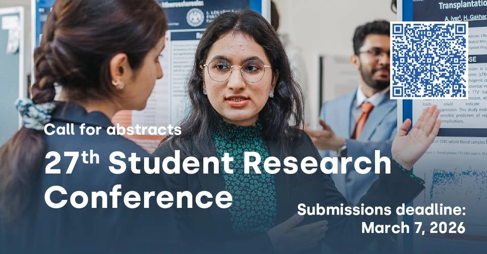 27th Student Research Conference