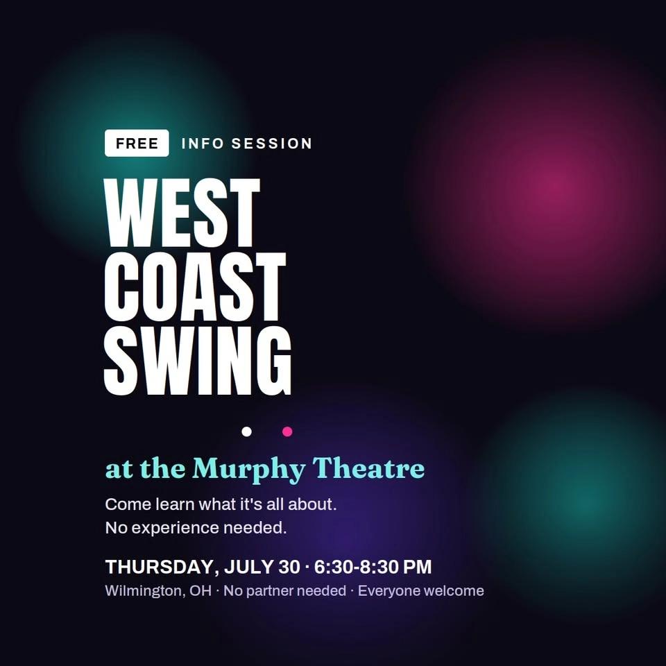 West Coast Swing at the Murphy - FREE Info Session