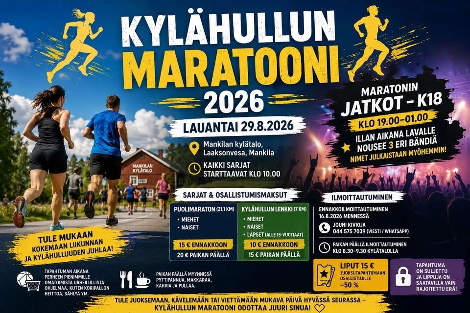 🏃KYLÄHULLUN MARATOONI🏃➡️