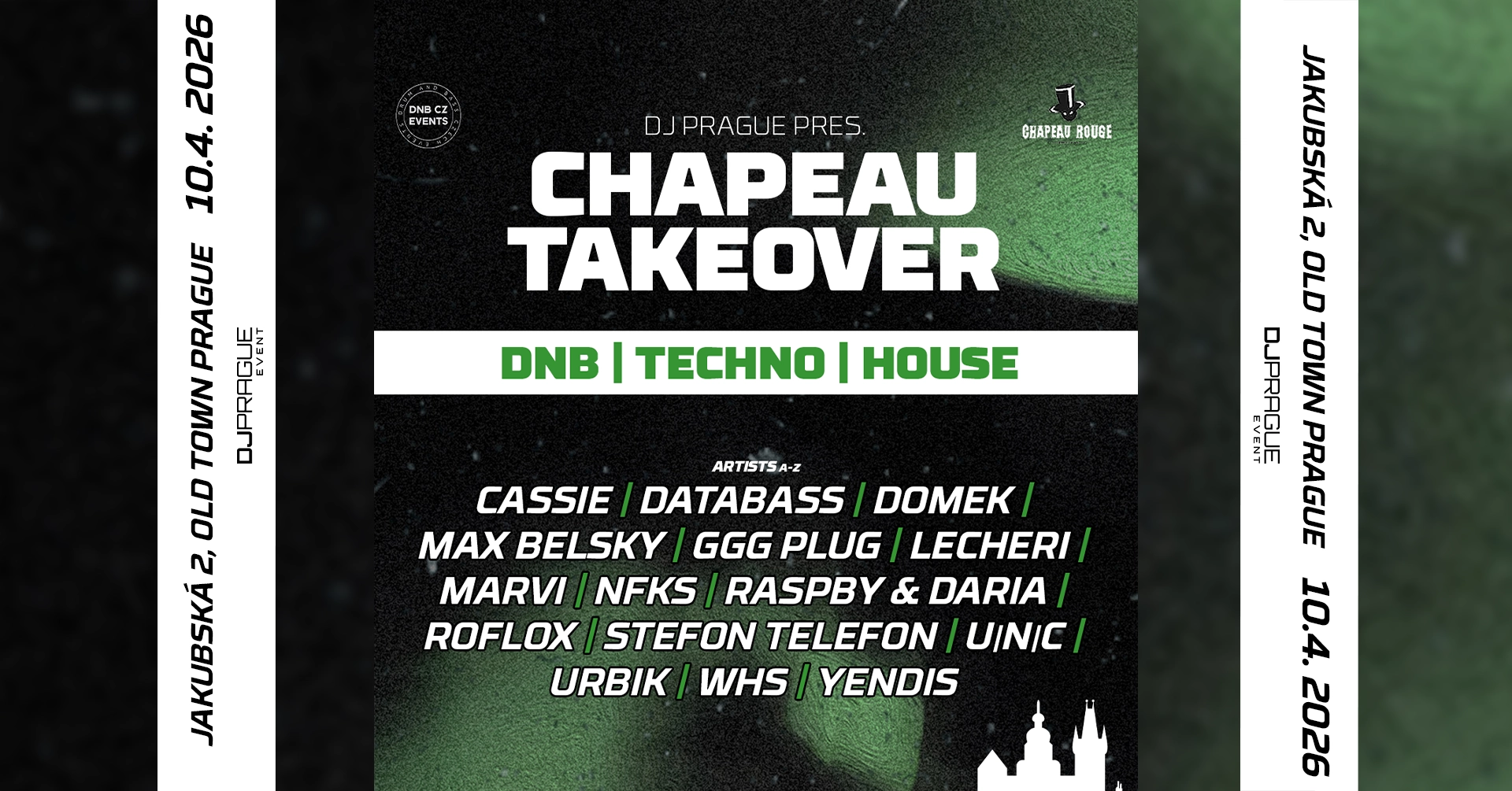 TECHNO, DRUM & BASS, HOUSE - 3 UNDERGROUND STAGES