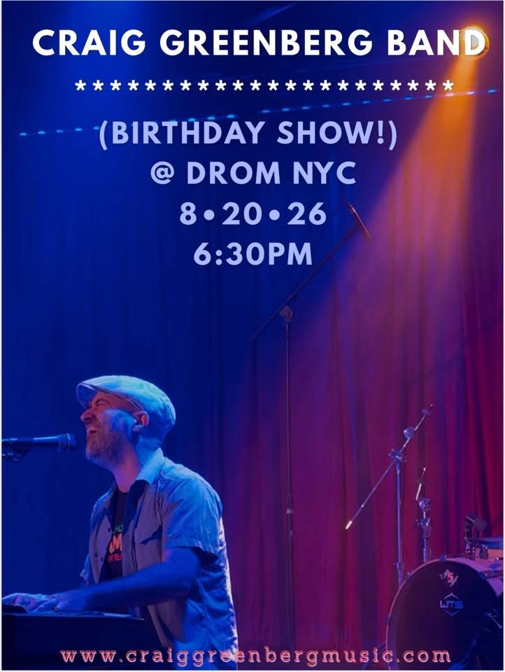 Craig Greenberg Band (Birthday Show!)
