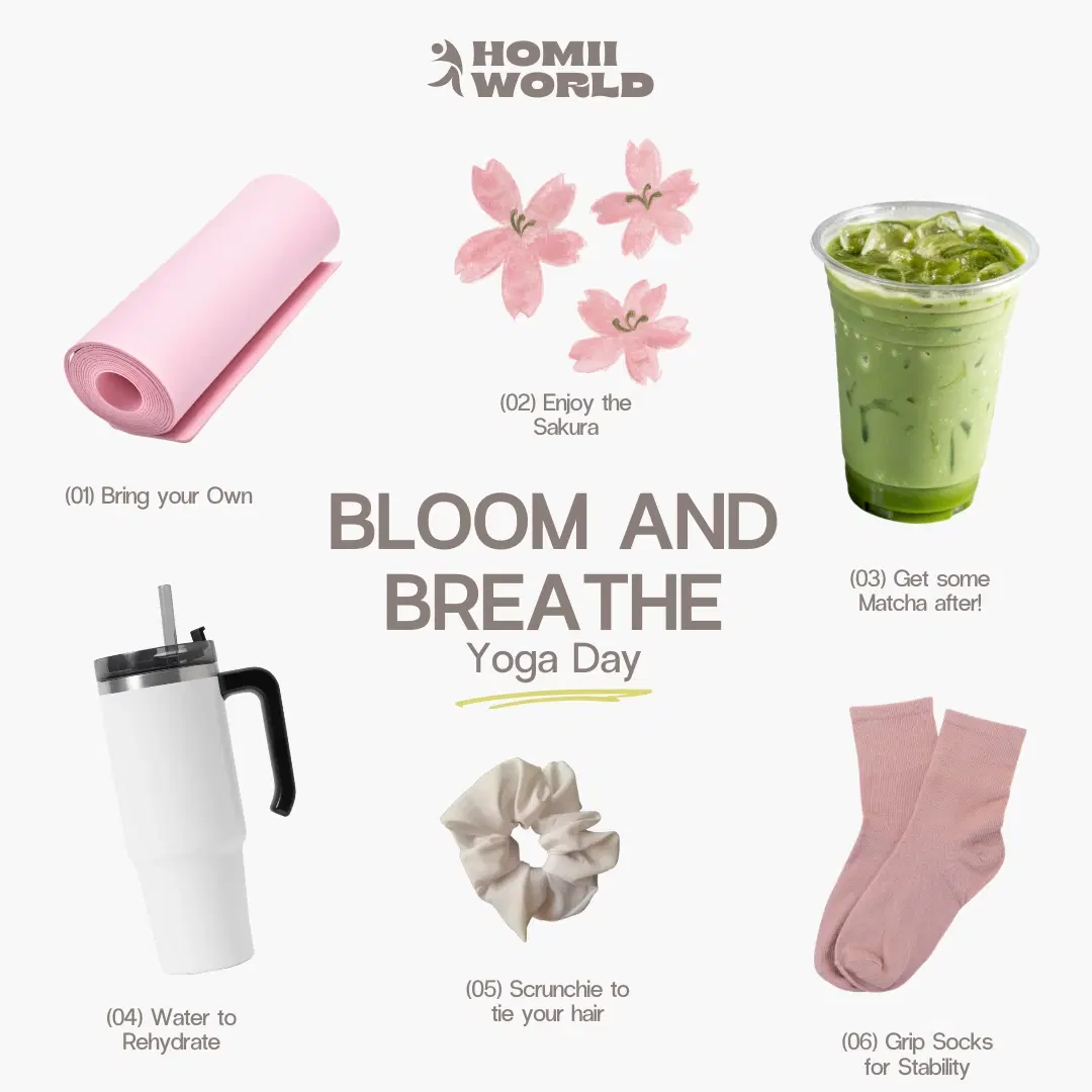 Bloom and Breathe - Yoga in the Sakura