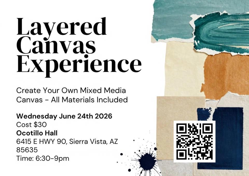 Layered Canvas Experience-Create Your Own Mixed Media Canvas