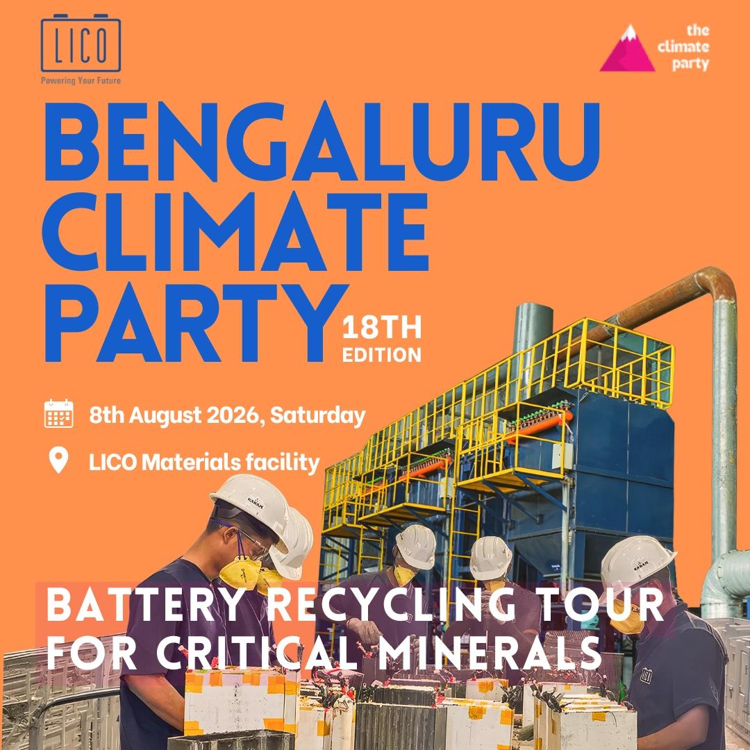Bengaluru Climate Party | Battery recycling tour for critical minerals