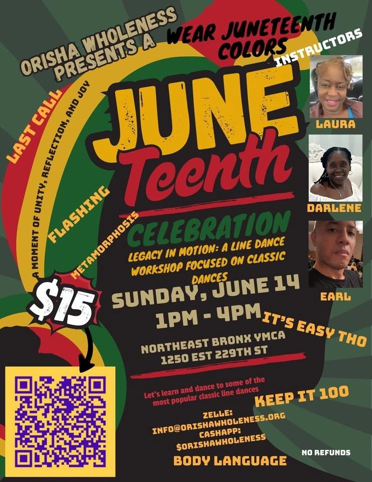 JuneTeenth Celebration: A Line Dance Workshop