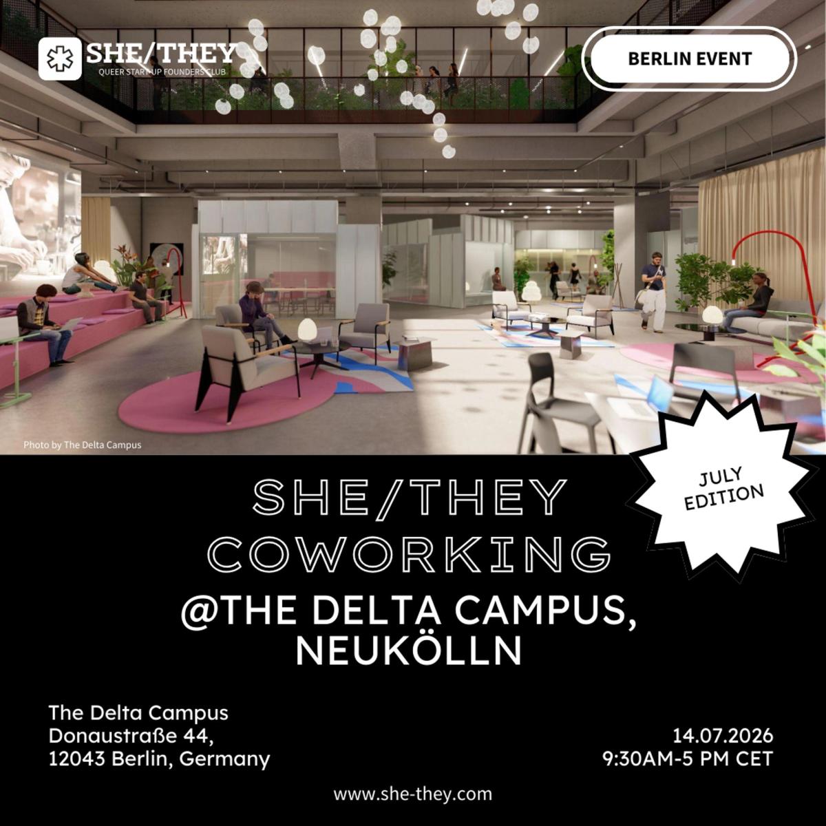 SHE/THEY BER Co-Working @TheDelta