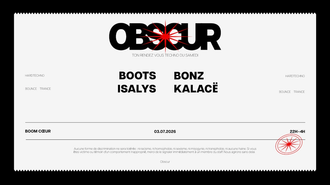 Obscur : Boots Frequencies, Isalys, Bonz, Kalacë
