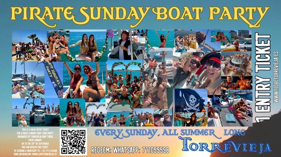 Pirate Sunday Party Boat Tours