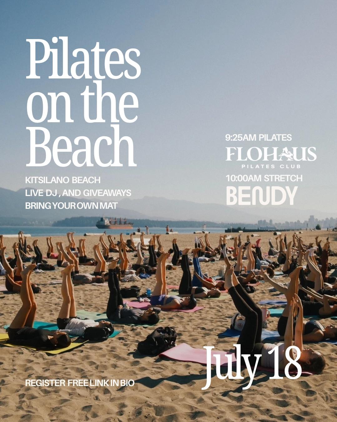 FLOHAUS X BENDY : PILATES ON THE BEACH