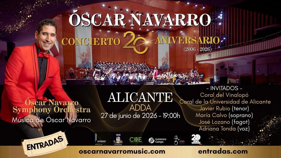 CONCIERTO XX ANIVERSARIO - OSCAR NAVARRO