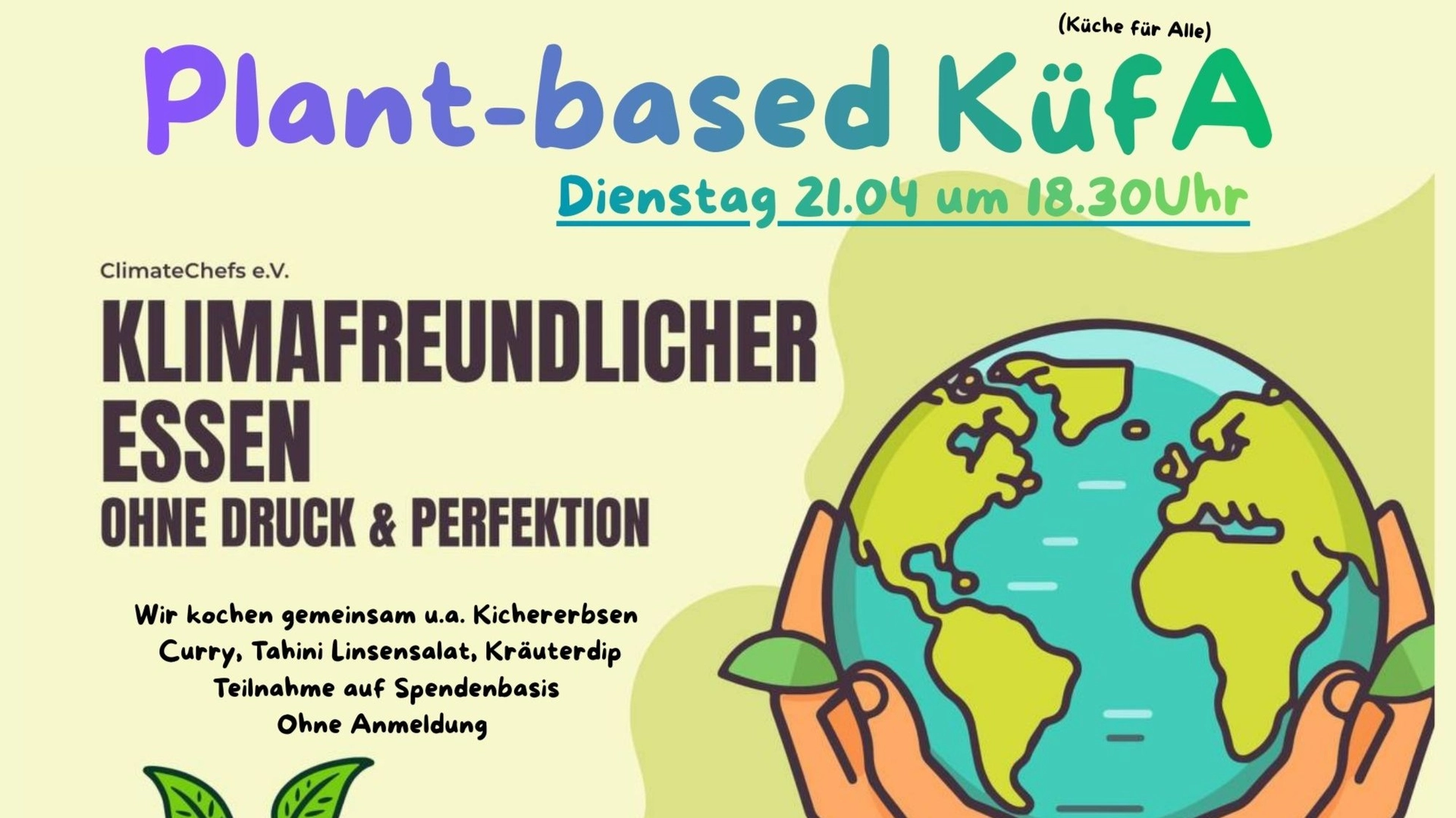 Plant Based KüfA (Küche für Alle)