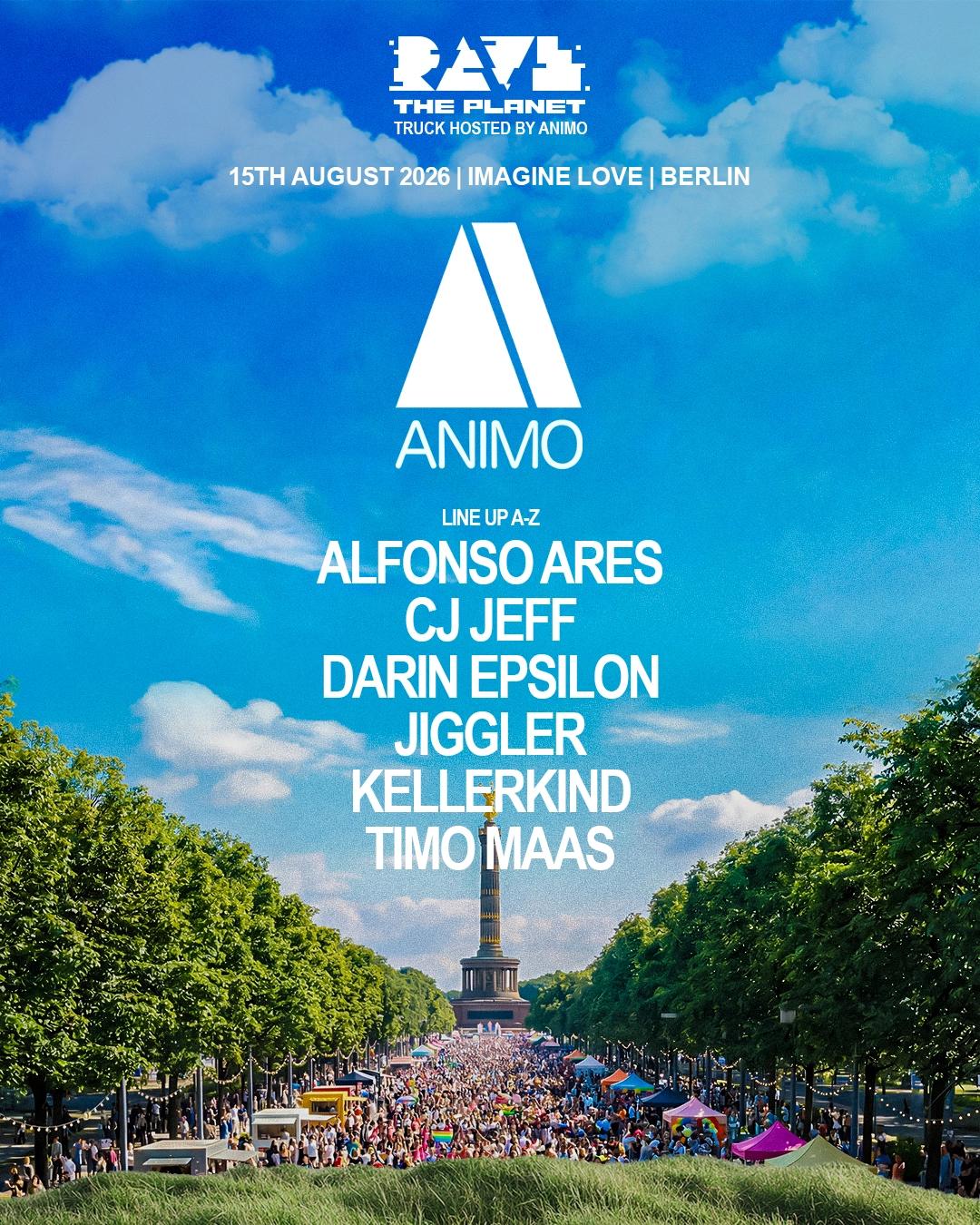 ANIMO at RAVE THE PLANET - BERLIN - PRESENTS HERMES-US