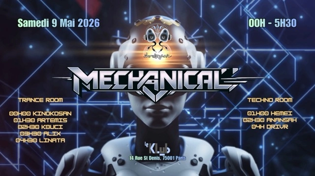 StereOrganic X Le Klub - MECHANICAL - PARIS 01