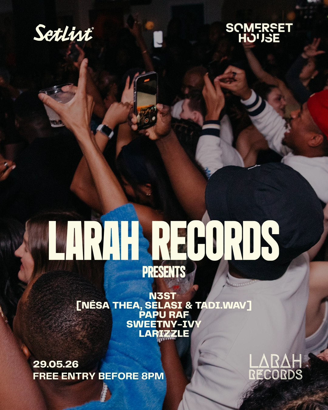 SETLIST: LARAH RECORDS PRESENTS