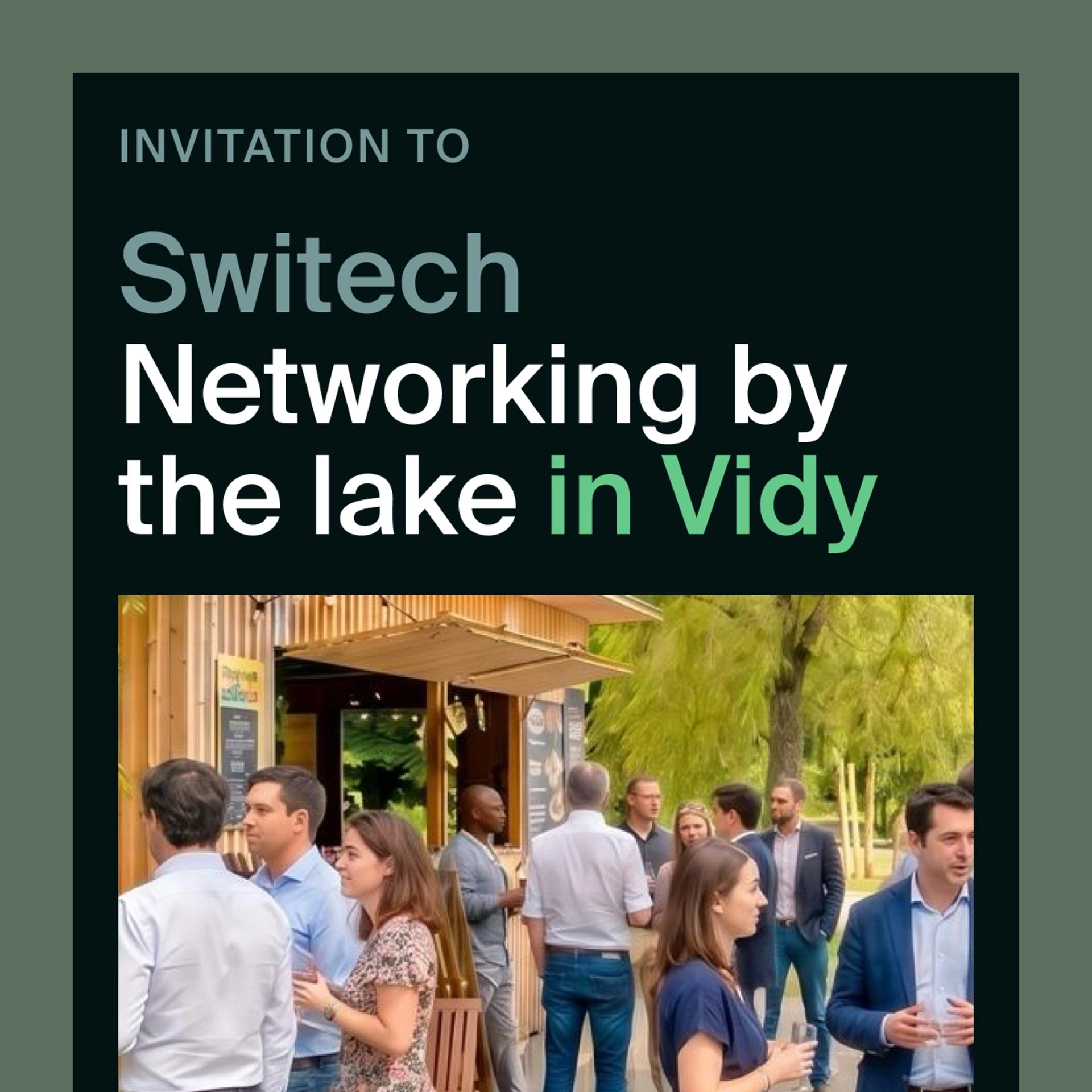 Switech | Networking by the lake - Vidy edition, July 3rd