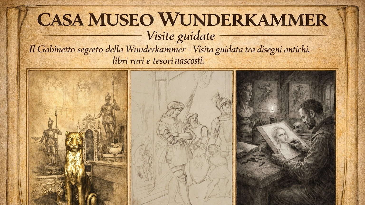Roma Nascosta: Visita Guidata + Concerto nella Casa Museo Wunderkammer (8 posti)
