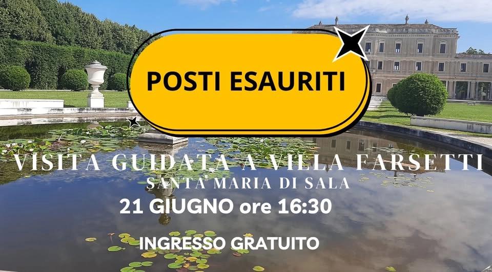 VISITA GUIDATA A VILLA FARSETTI
