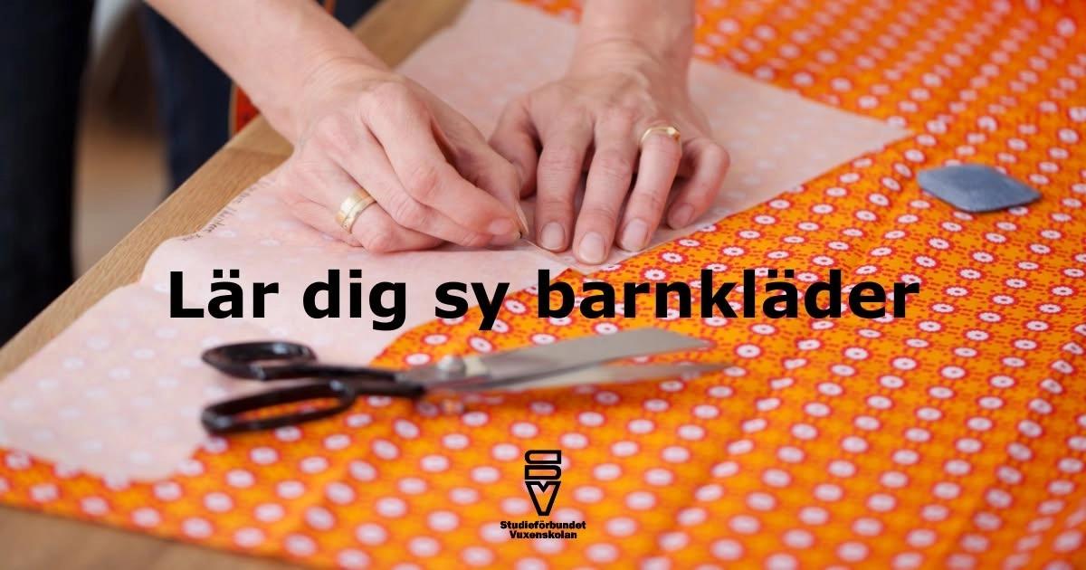Lär dig sy barnkläder - Helgkurs
