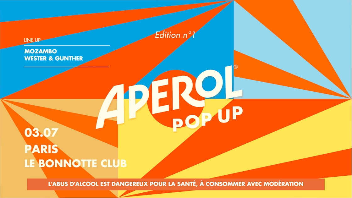 Aperol Pop-Up - Édition N°1 - Paris - 3 Juillet 2026