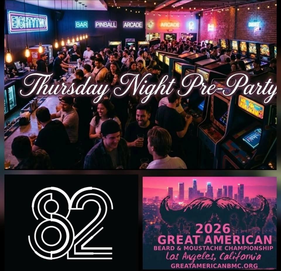 2026 GREAT AMERICAN BEARD & MOUSTACHE PRE-PARTY