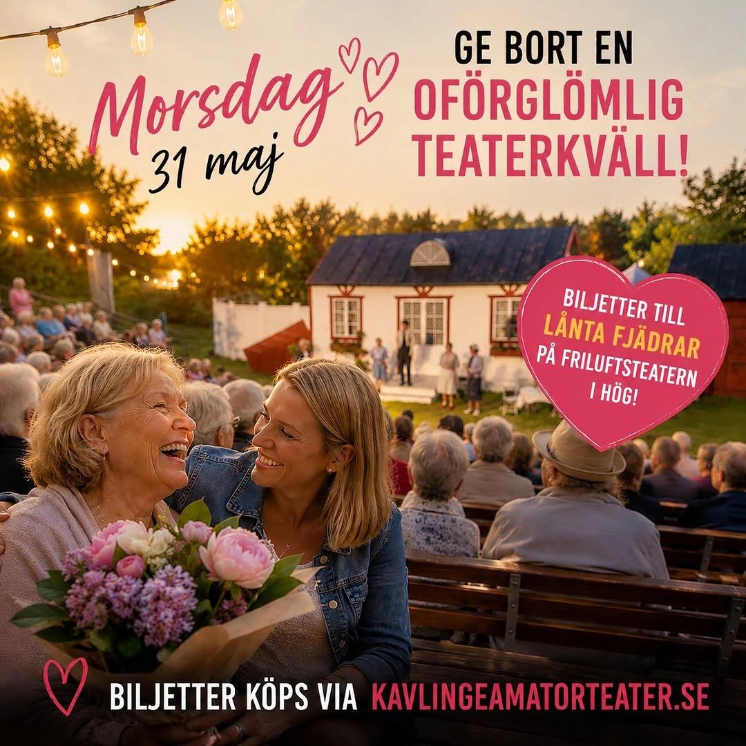 Lånte Fjädrar – Morsdag på Friluftsteatern