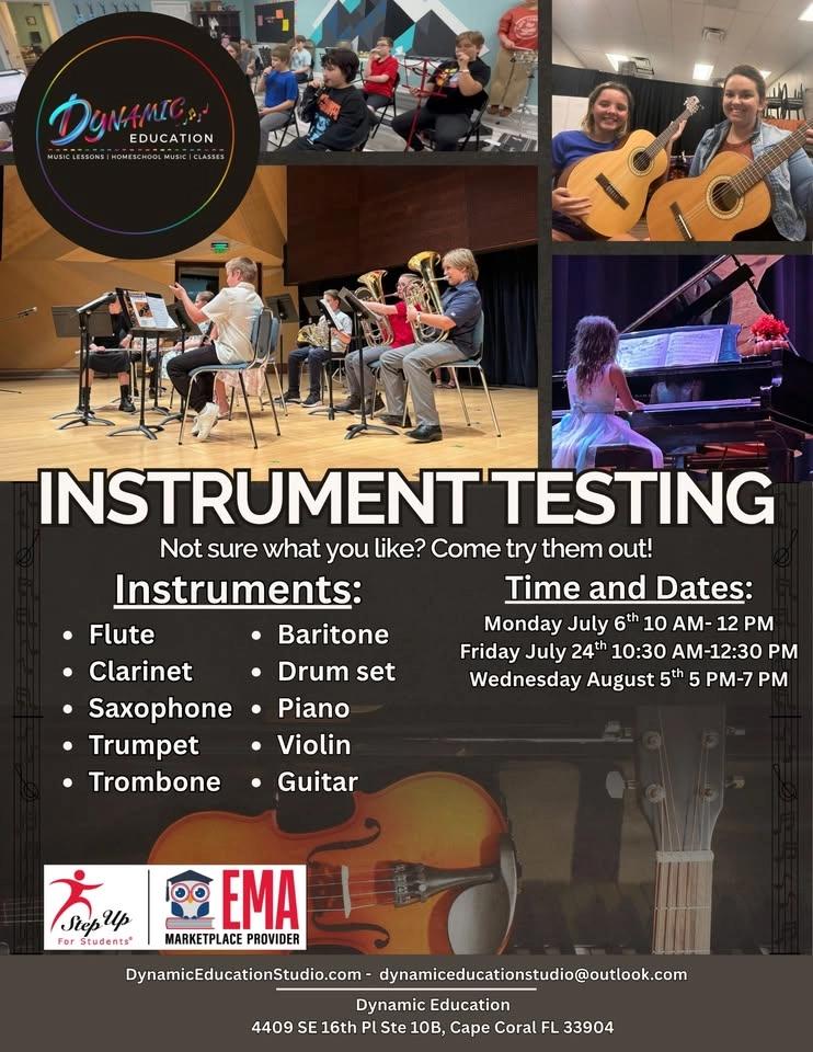 Instrument Test Drive!
