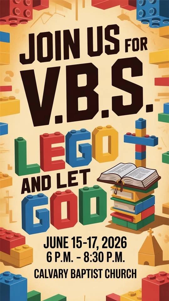 V.B.S. ~ LEGO and LET GOD!