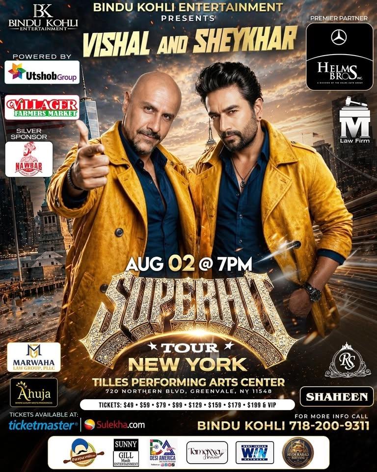 Vishal & Sheykar Live