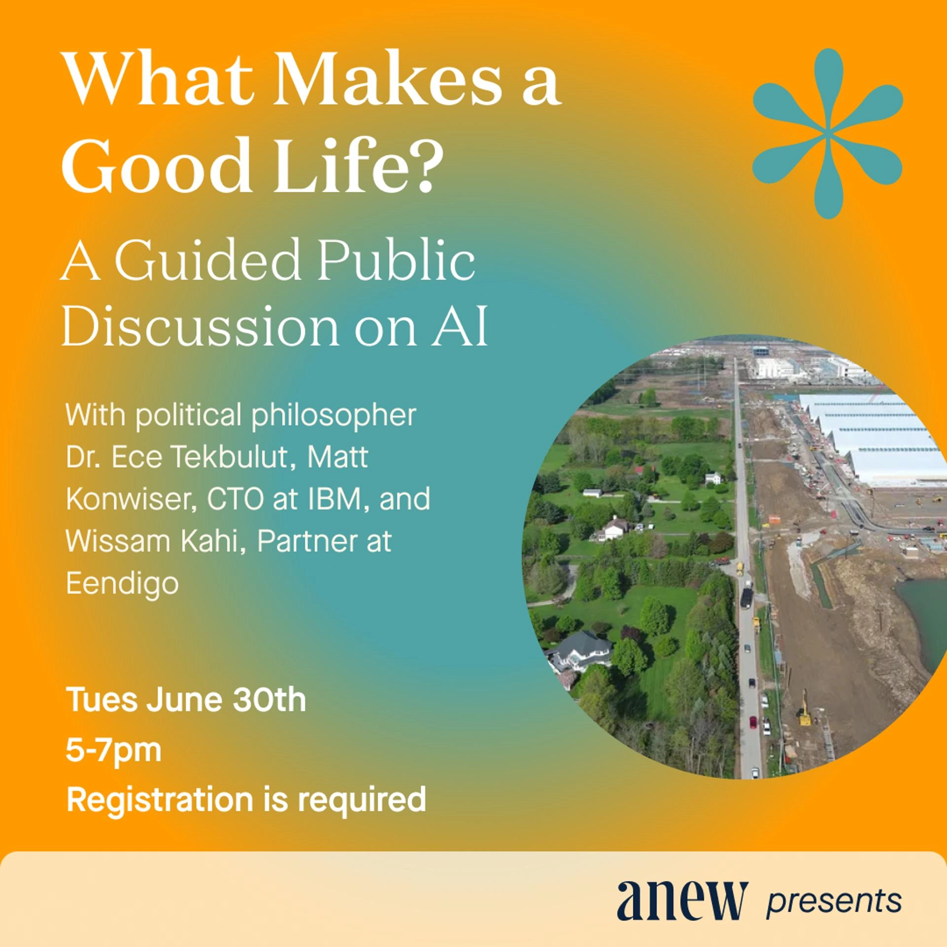 What Makes a Good Life? A Guided Public Discussion on AI