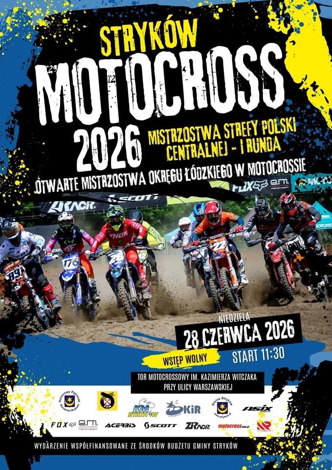 I Runda Mistrzostw Strefy Polski Centralnej MX 28.06.2026 Stryków