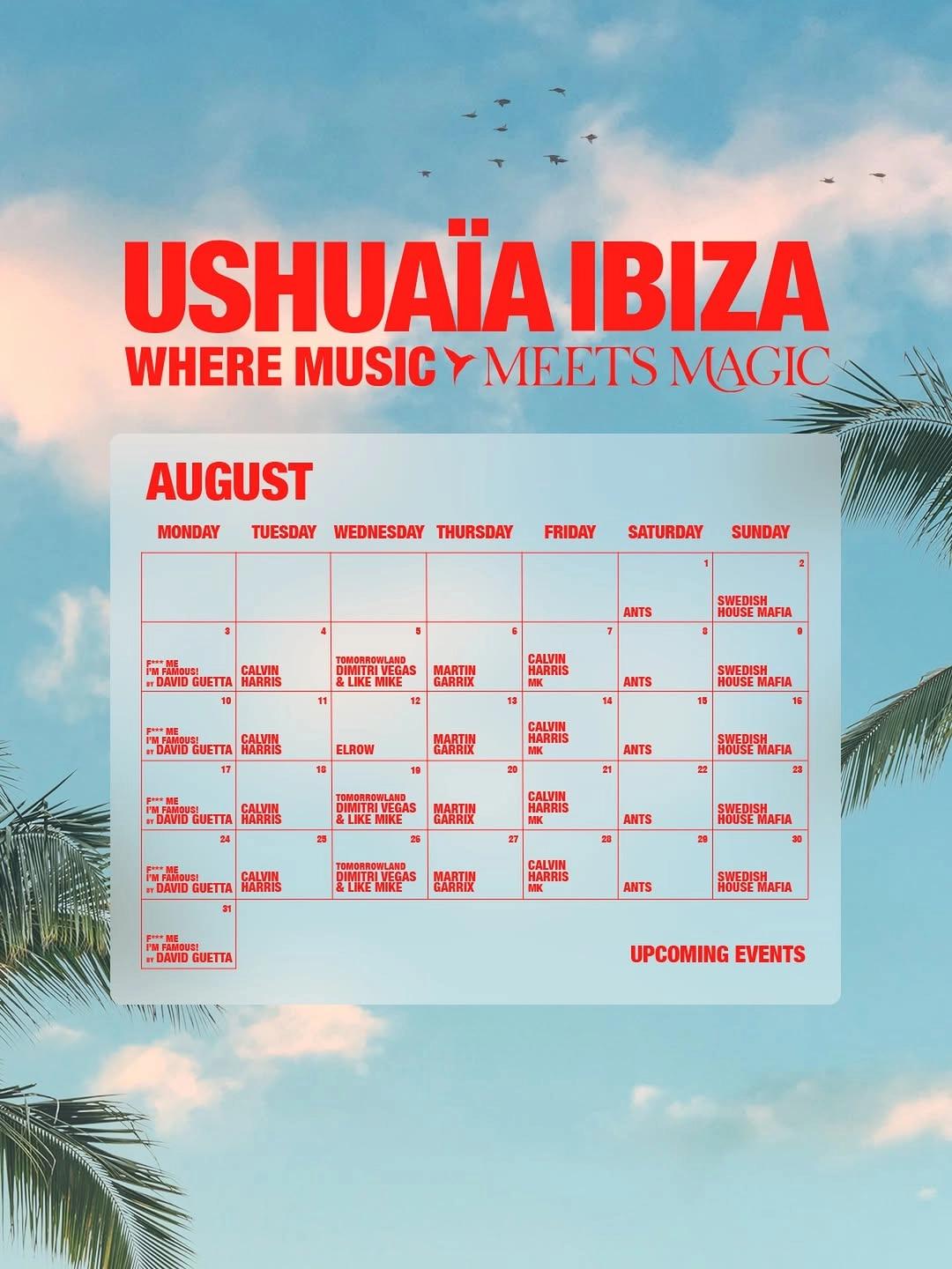 Calvin Harris at Ushuaïa Ibiza