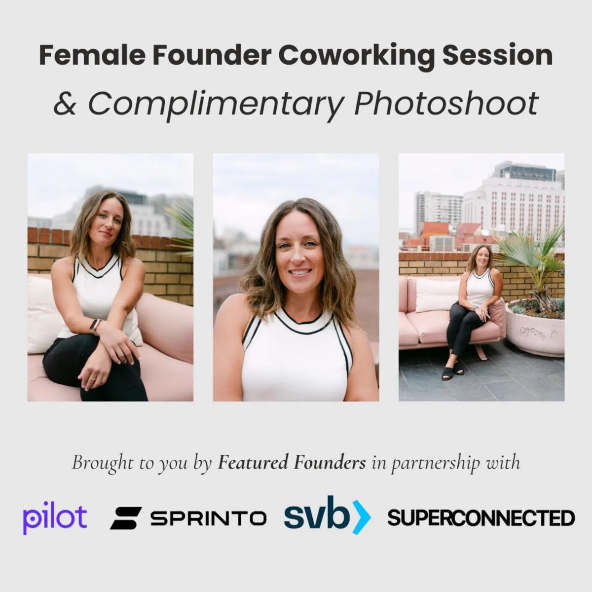 Female Founder Coworking Session & Complimentary Personal Brand Photos