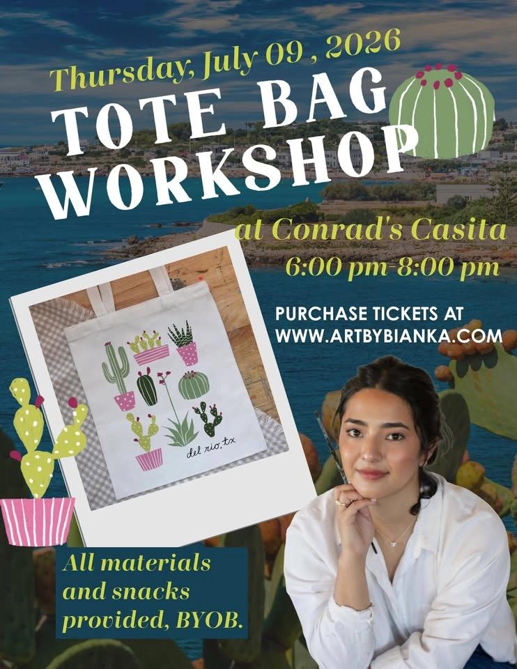 Tote Bag Workshop at Conrad’s Casita