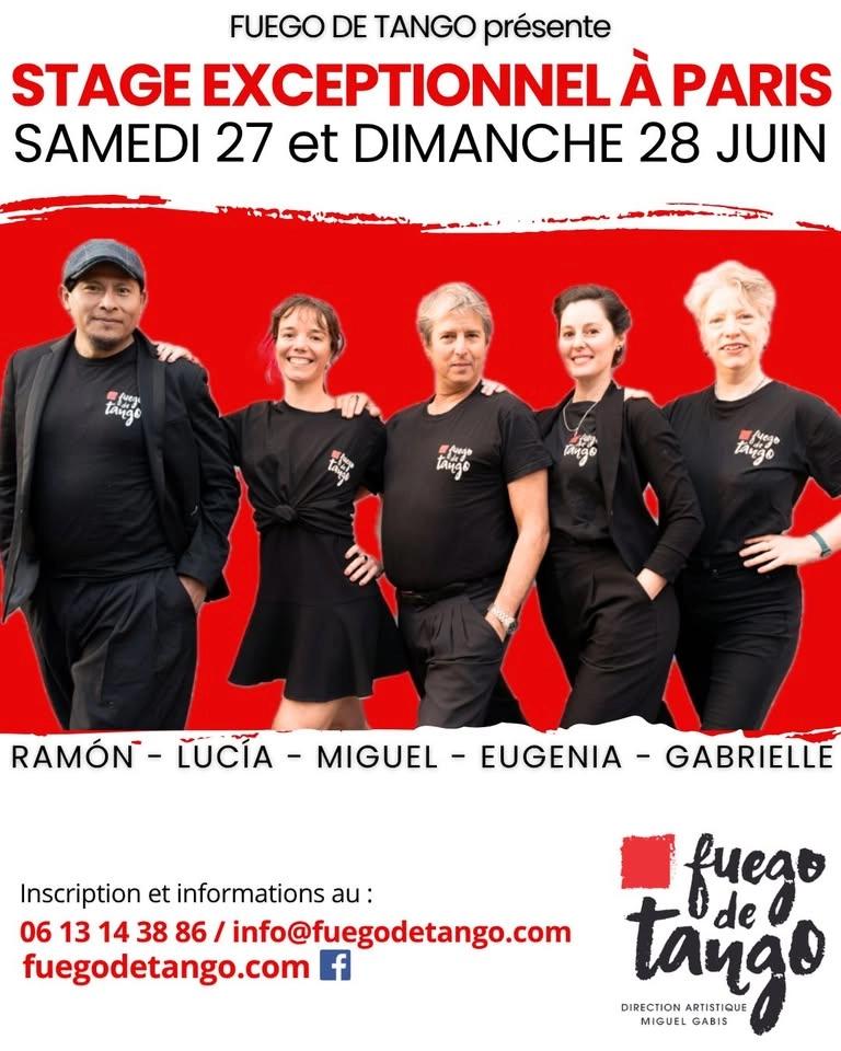 Le Stage de Fuego de Tango à Paris